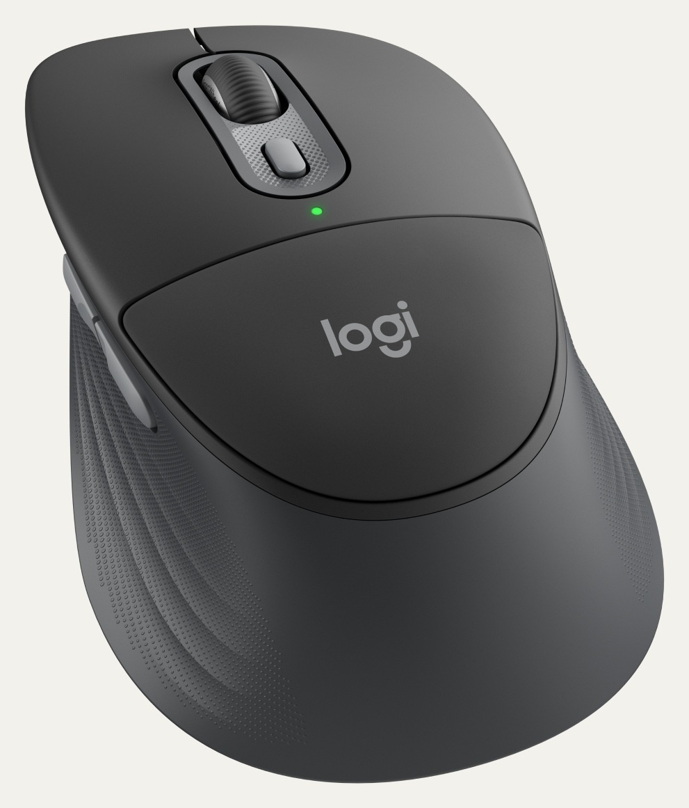 Bezdrátová myš Logitech Signature M850 L Wireless v černém provedení s ergonomickým tvarem a rolovacím kolečkem SmartWheel
