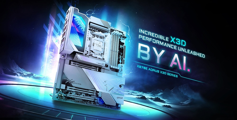 Základní deska GIGABYTE X870E AORUS PRO X3D ICE Bezšroubková montáž a moderní UC BIOS 2.0 usnadňují stavbu i ladění výkonné sestavy.