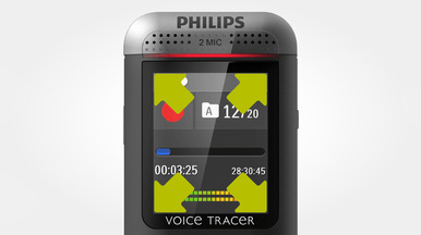 Diktafon Philips DVT2510 černý