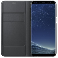 Pouzdro na mobil flipové Samsung LED View na Galaxy S8+ černé Pouzdro na mobil flipové Samsung LED View na Galaxy S8+ černé