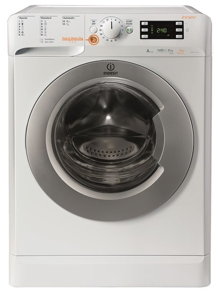 Pračka se sušičkou Indesit XWDE 961480X WSSS EU bílá