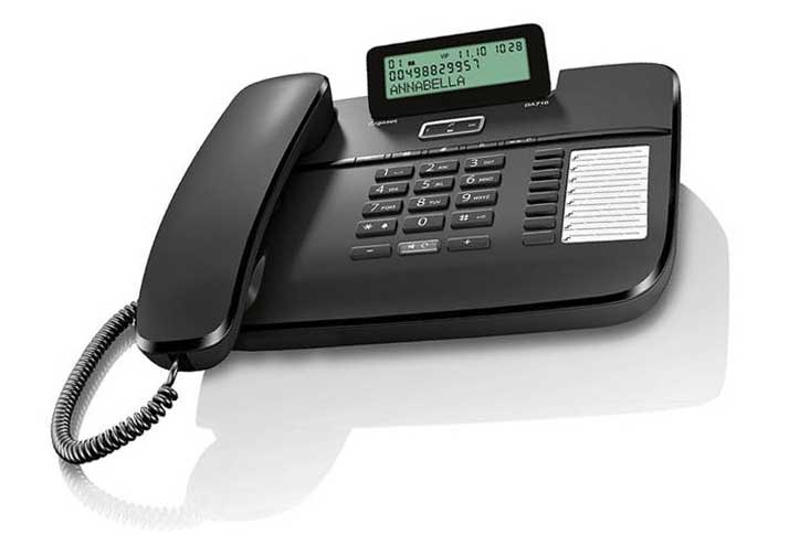 Domácí telefon Gigaset DA710 černý Gigaset DA710