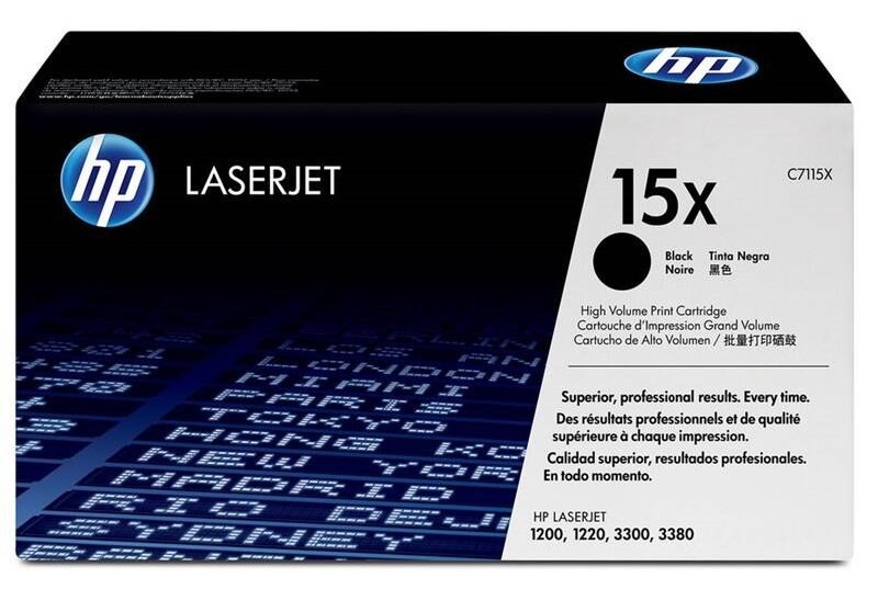 Toner HP 15X, 3 500 stran černý