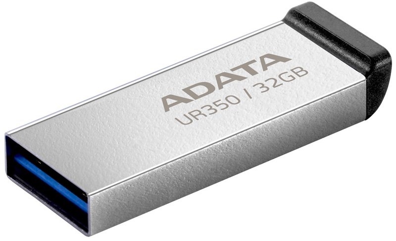 ADATA Flash Disk 32GB UR350, USB 3.2 Dash Drive, kov černá