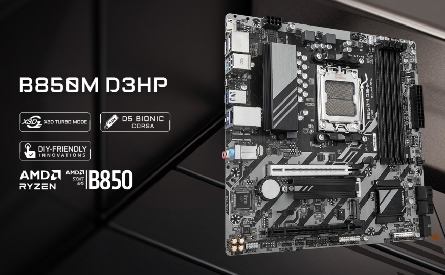 Základní deska GIGABYTE B850M D3HP