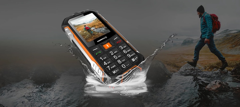 Mobilní telefon myPhone Hammer Boost 2 LTE černý/oranžový Mobilní telefon myPhone Hammer Boost 2 LTE černý/oranžový