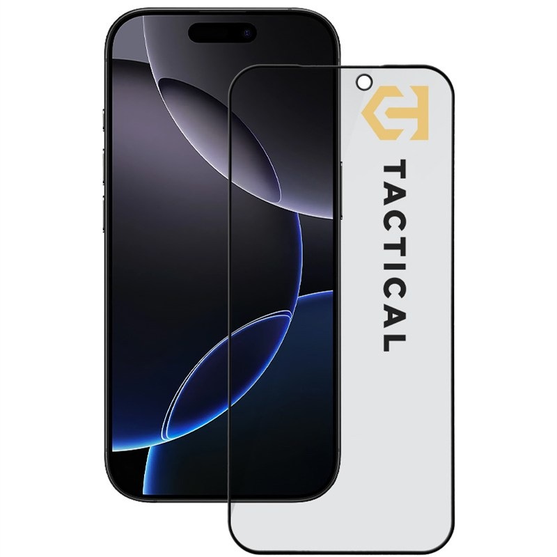 Tvrzené sklo Tactical Glass Shield Privacy Stealth 5D na Apple iPhone 17 Pro Max černé