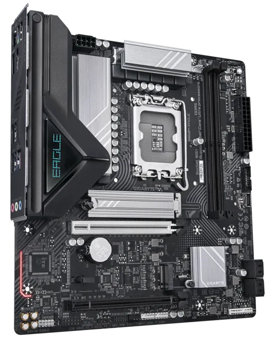 Základní deska GIGABYTE B860M EAGLE Základní deska Gigabyte B860M EAGLE v mATX formátu pro Intel Core Ultra procesory
