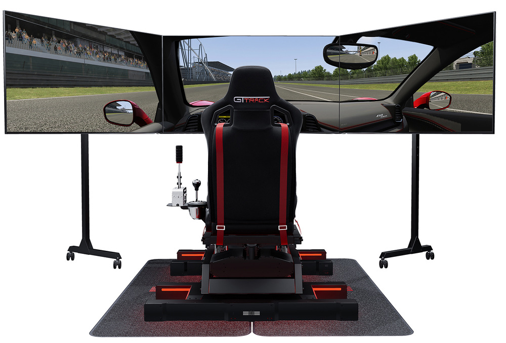 Držák Next Level Racing Free Standing Triple Monitor Stand, pro 1-3 monitory černý