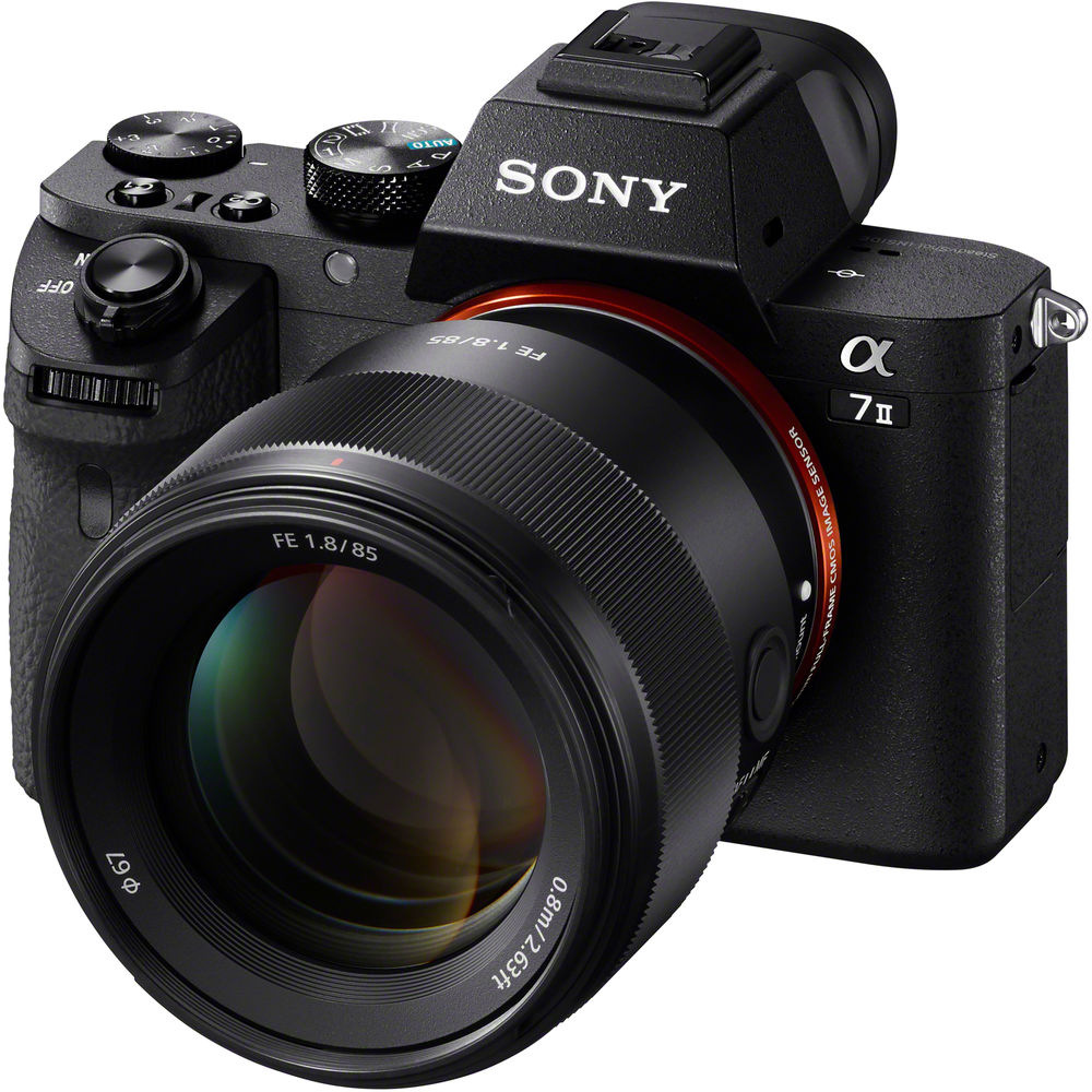 Objektiv Sony FE 85 mm f/1.8 černý Mobilní a intuitivní pro aktivní fotografování