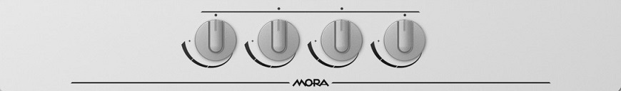 Plynová varná deska Mora VDP 647 X2 nerez Plynová varná deska Mora VDP647X2, nerezová, Detail