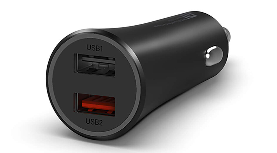 Adaptér do auta Xiaomi Mi 37W DualPort Car Charger černý Adaptér do auta Xiaomi Mi 37W DualPort Car Charger černý