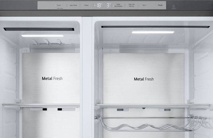Americká lednice LG GSLE91MBAC stříbrná LGGGSLE91MBAC