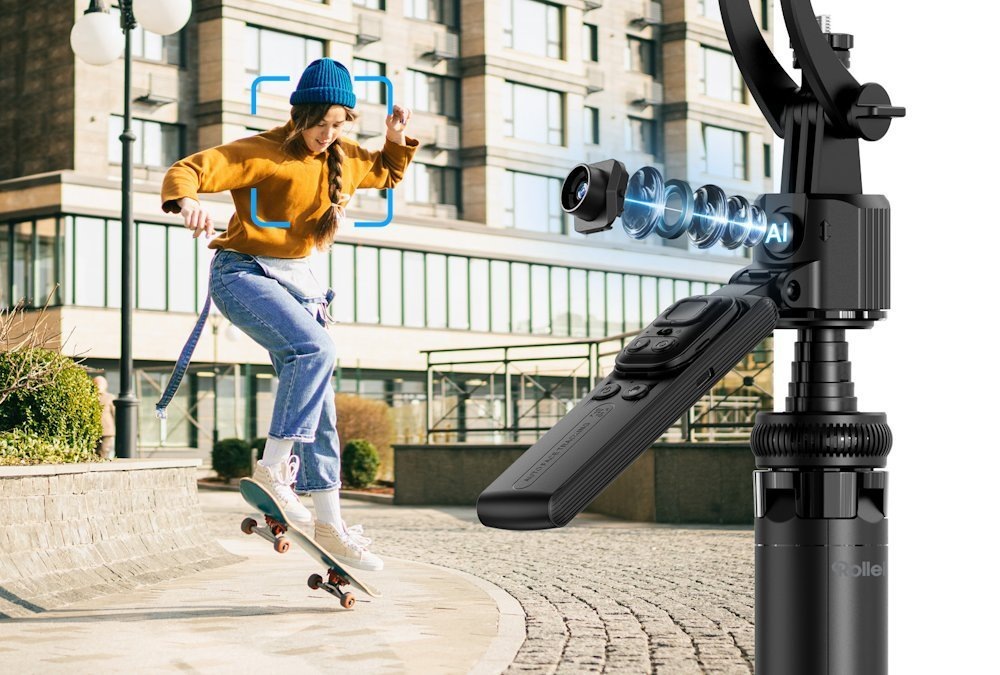 Stativ Rollei Easy Creator Quadpod AI-Tracking černý Stativ Rollei Easy Creator Quadpod AI-Tracking černý