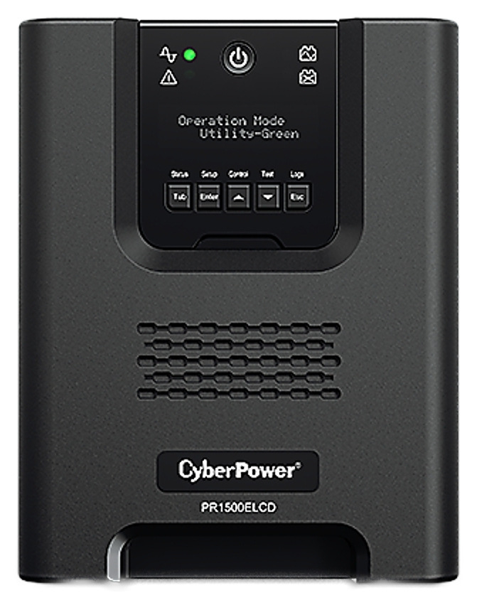 Záložní zdroj CyberPower Professional Tower LCD 1500VA/1350W černý Cyber Power Systems Professional Tower nabízí výkon 1500VA/1350W