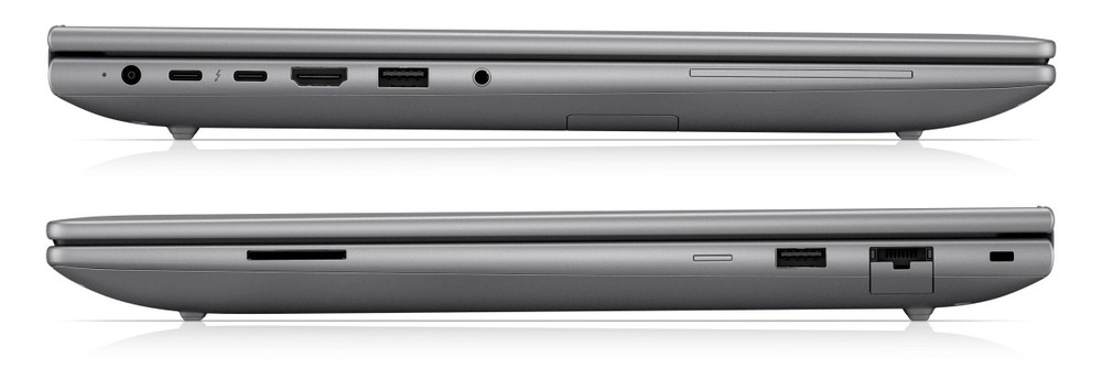 Notebook HP ZBook X G2i 16" stříbrný HP ZBook X G2i zaujme i širokou konektivitou
