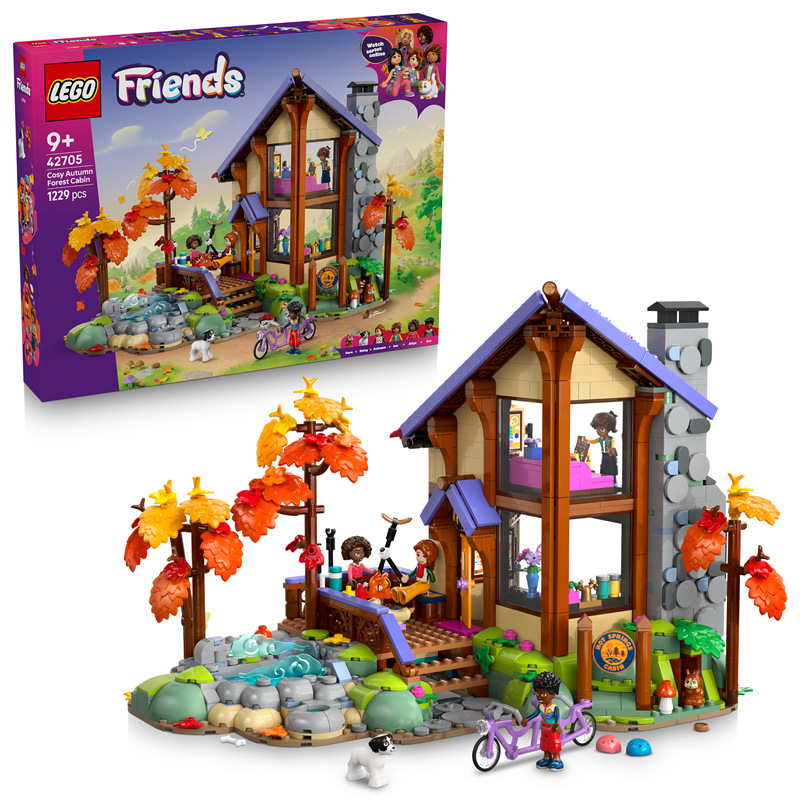 Stavebnice LEGO® Friends 42705 Útulná chata v podzimním lese