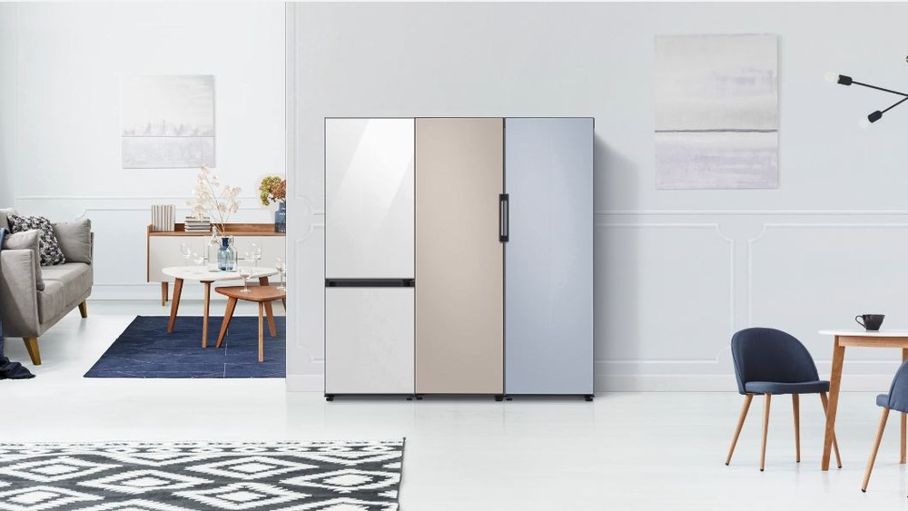 Chladnička s mrazničkou Samsung Bespoke RB38A7B6D12/EF bílá