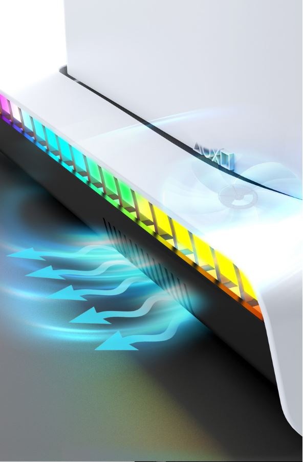 Dokovací stanice iPega P5S006 RGB s chlazením pro PS5 Slim bílá Dokovací stanice iPega P5S006 pro PlayStation 5 Slim (PG-P5S006)