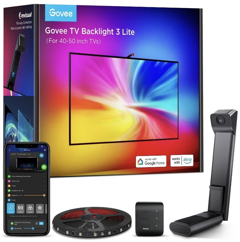 LED pásek Govee TV 3 Lite TV 40-50" SMART LED, RGBIC