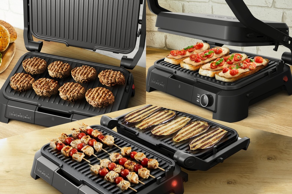 Gril Tefal GC520DE0 Supergrill 3in1 XL stříbrný