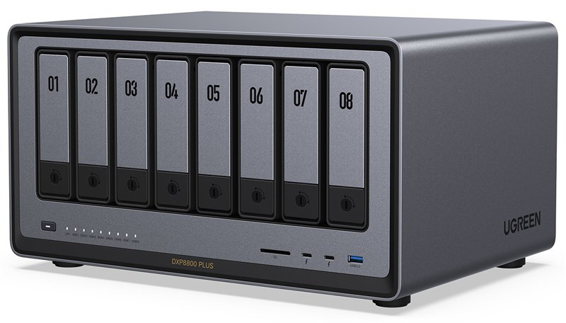 Datové úložiště (NAS) UGREEN NASync DXP8800 Plus šedé