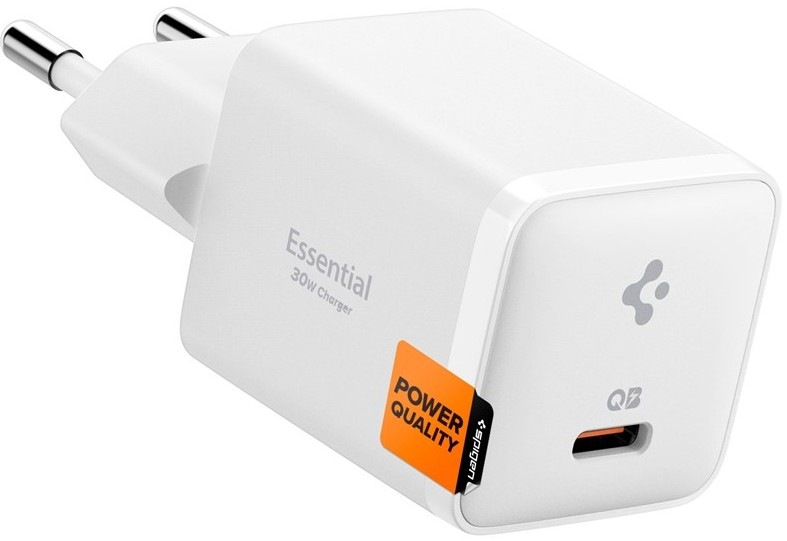 Nabíječka do sítě Spigen Essential s výkonem 30W a portem USB-C