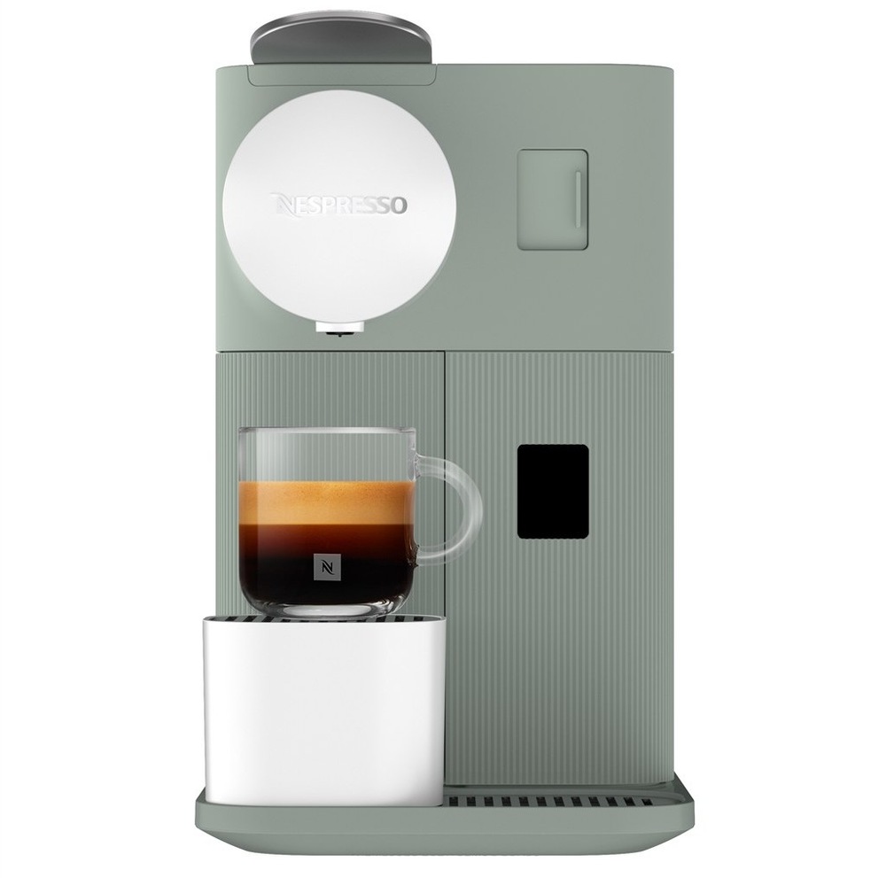 Kapslový kávovar De'Longhi Nespresso Lattissima One EN510.GR podporuje mléčný systém Lattecrema s nádobkou na 165 ml mléka