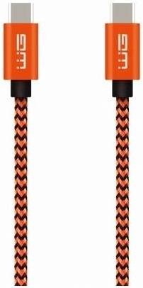 Kabel WG USB-C/USB-C, 1m oranžový