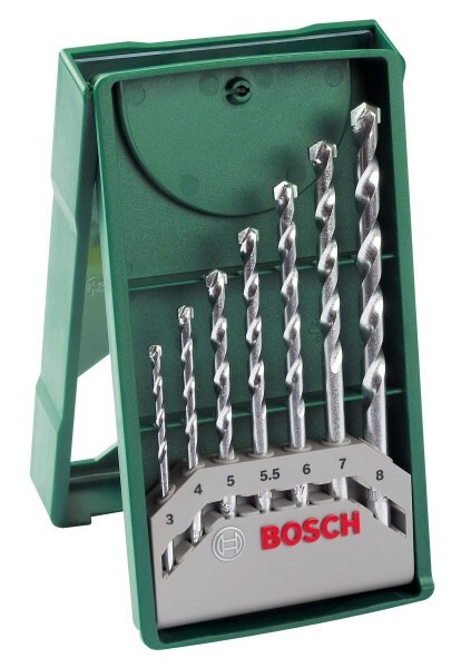 Sada vrtáků Bosch 7 dílná X-Line do kamene
