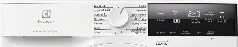 Pračka Electrolux SensiCare 600 EW6F3484C bílá