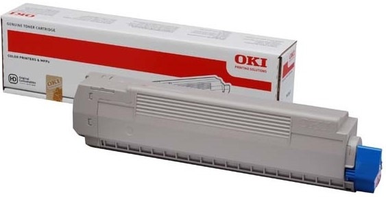 Toner OKI MC861, 10000 stran - azurový