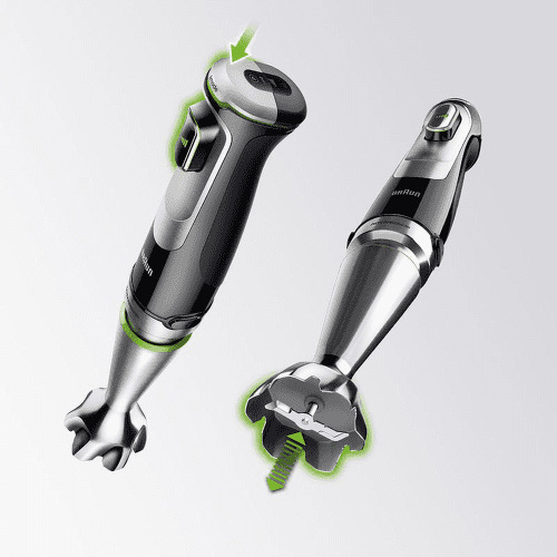 Ponorný mixér Braun MultiQuick 9 MQ9187.XLI černý/nerez