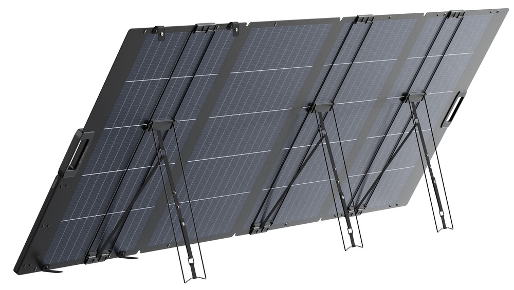 Detail panelu EcoFlow ze zadní strany
