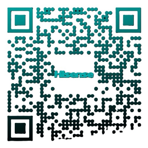 Televize Hisense 75E7Q PRO QR kód na zobrazení 3D modelu