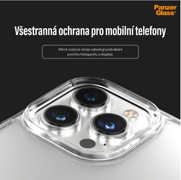 Kryt na mobil PanzerGlass HardCase na Apple iPhone 13 Pro Max průhledný Kryt na mobil PanzerGlass HardCase na Apple iPhone 13 Pro Max průhledný