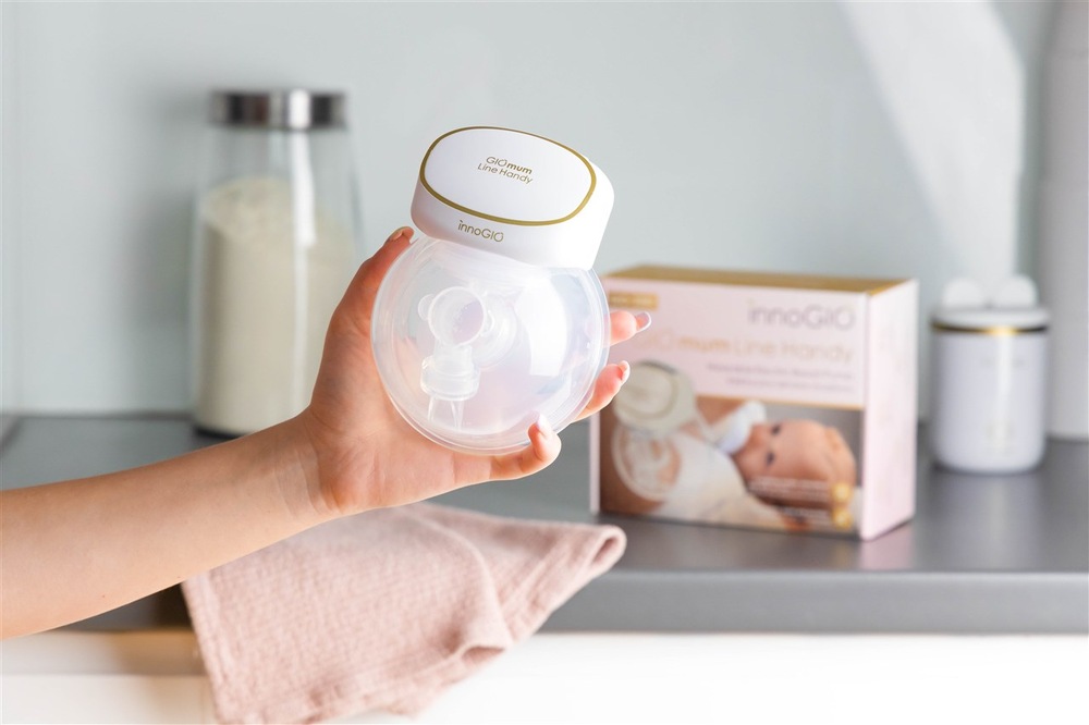 Odsávačka mateřského mléka InnoGIO GIOmum Line Handy Single bílá Odsávačka mateřského mléka InnoGIO GIOmum Line Handy Single bílá