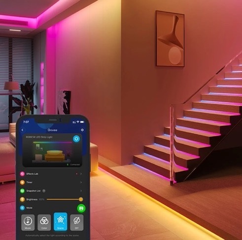 LED pásek Govee Smart PRO LED, RGBICW, 10m (Matter)