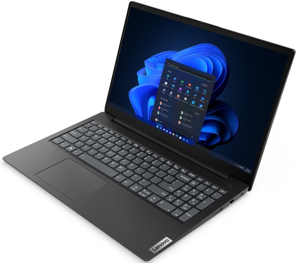 Notebook Lenovo V15 G5 IRL černý Levá strana notebooku Lenovo V15 G5 IRL
