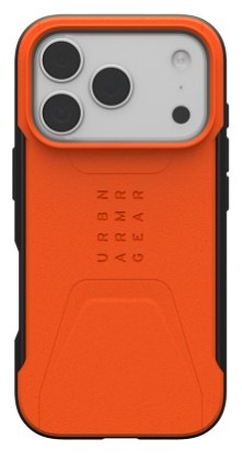 Kryt na mobil UAG Civilian MagSafe na Apple iPhone 17 Pro oranžový Kryt na mobil UAG Civilian MagSafe na Apple iPhone 17 Pro v oranžové barvě