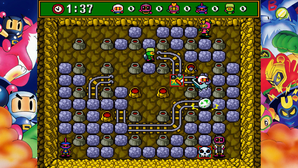 Hra U&I Entertainment PlayStation 5 Super Bomberman Collection Collector´s Edition Hra U&I Entertainment Switch Super Bomberman Collection akční scéna
