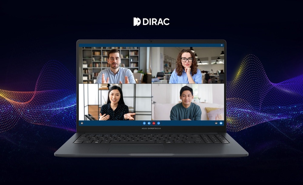 Zvuk Dirac u notebooku Asus ExpertBook B1
