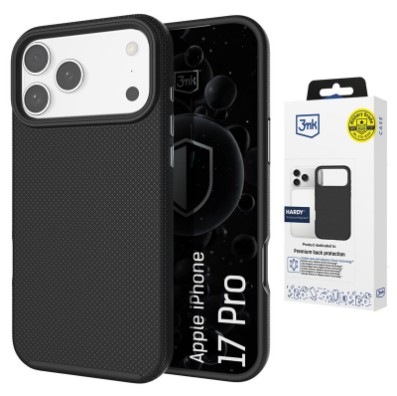 Kryt na mobil 3mk HARDY Shockproof MagCase na Apple iPhone 17 Pro černý Kryt na mobil 3mk HARDY Shockproof MagCase na Apple iPhone 17 Pro - černý