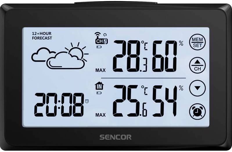 Meteorologická stanice Sencor SWS 2850 černá