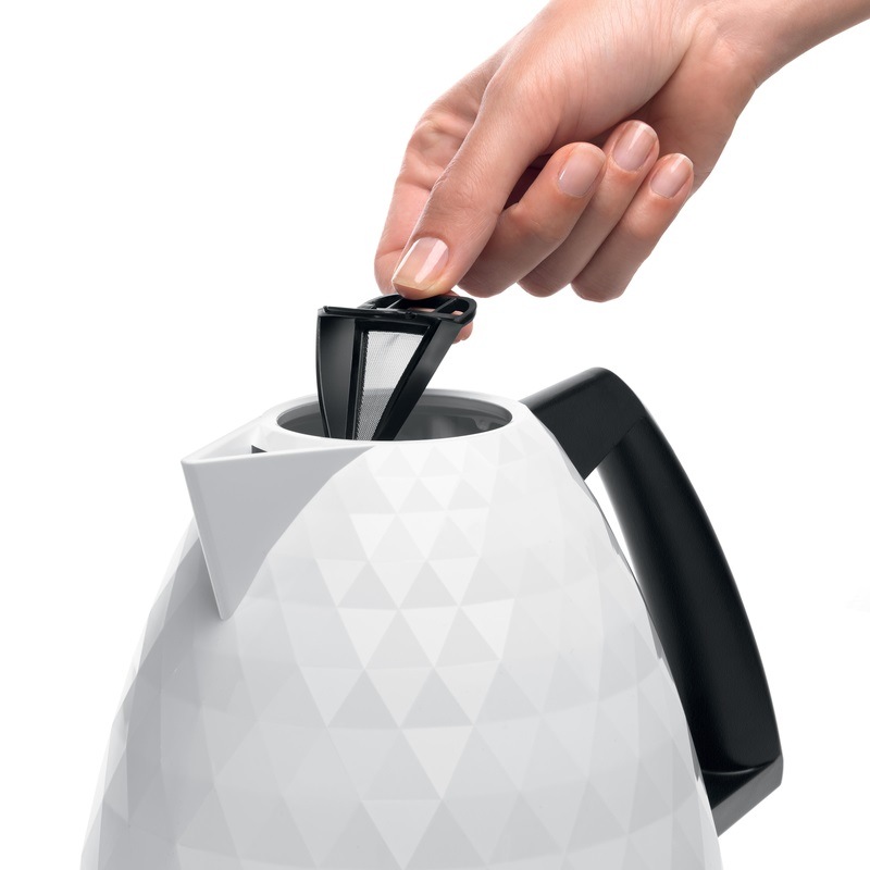 Rychlovarná konvice De'Longhi Brillante KBJ2001W bílý Rychlovarná konvice De'Longhi Brillante KBJ2001W bílý
