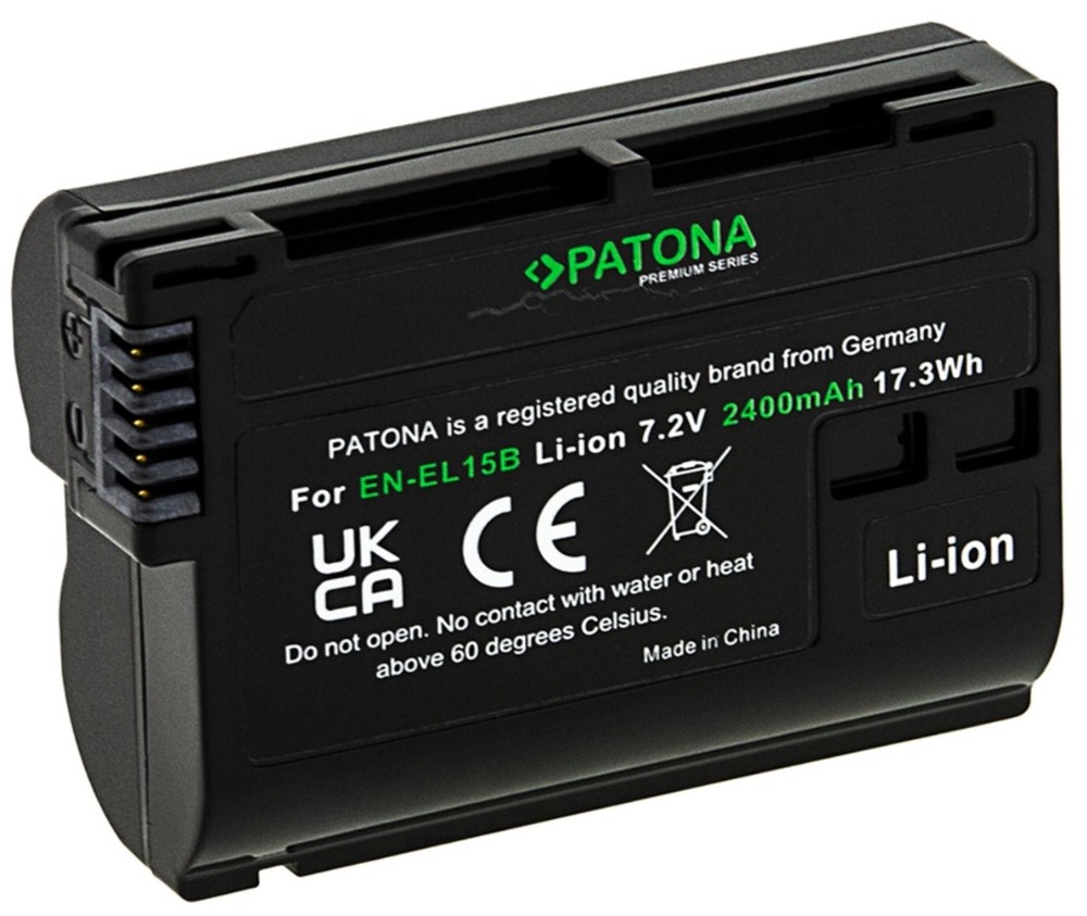 Baterie PATONA pro Nikon EN-EL15 2400mAh Li-Ion Premium černá