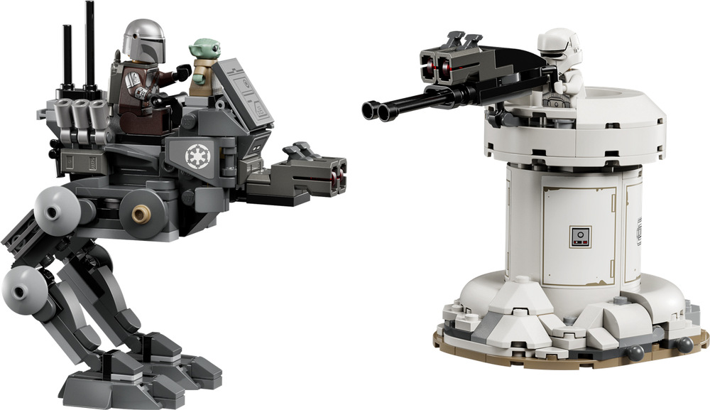 Stavebnice LEGO® Star Wars™ 75444 Útok AT-RT™ 297 dílků LEGO vytvoří model vysoký 12 cm, jehož stavění dětem od sedmi let usnadní aplikace LEGO Builder.