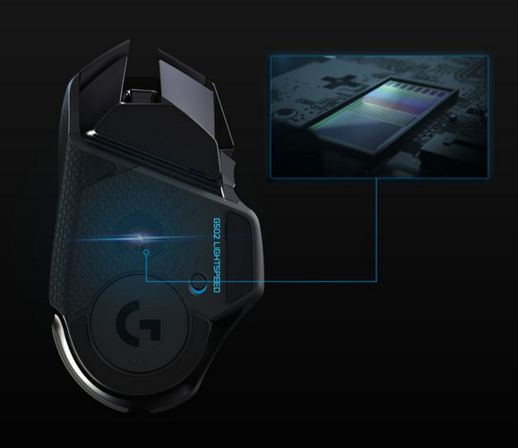 Myš Logitech G502 Lightspeed Wireless černá