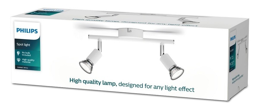 Bodové svítidlo Philips Limbali, 2xGU10 bílé philips_limbali