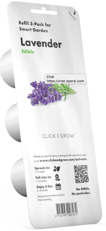 Semínka Click and Grow Levandule - 3 ks